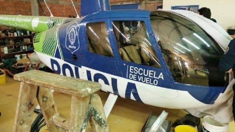 Encontraron en Paraguay un helicóptero con el ploteo del Ministerio de Seguridad bonaerense