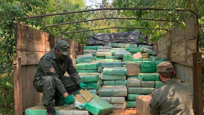 Secuestraron casi 9 toneladas de droga en Gobernador Roca