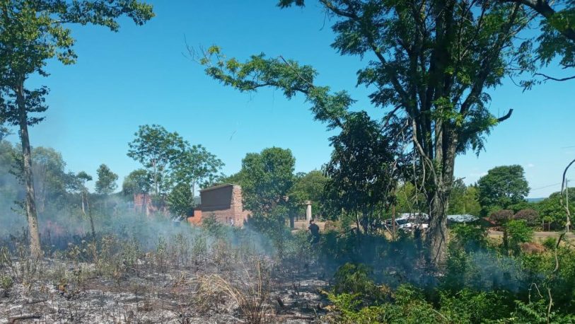 Sofocaron tres incendios en Oberá y Panambí