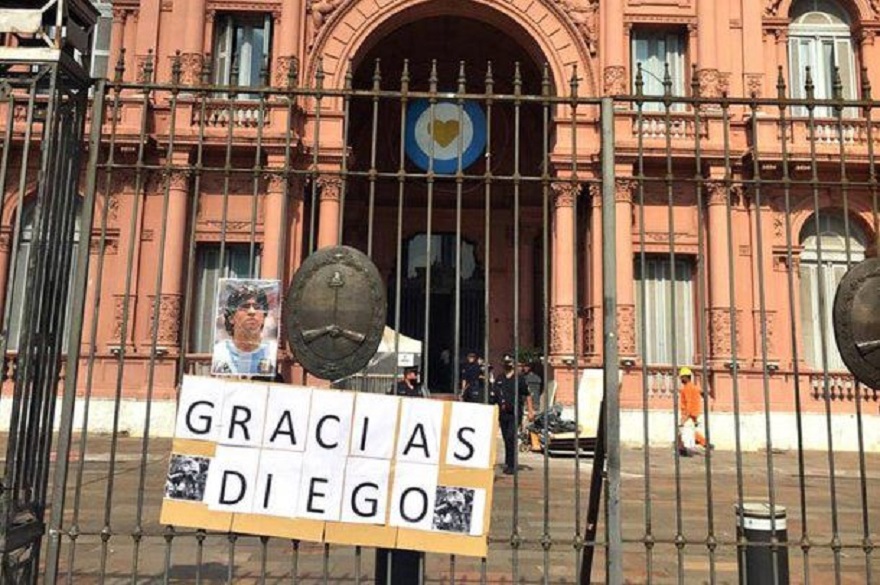 El velatorio de Maradona será en Casa Rosada
