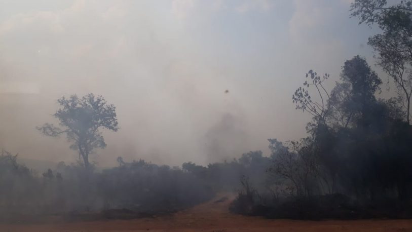 Continúan sofocando incendios en Posadas y San Ignacio