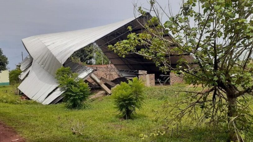 Las fuertes tormentas del fin de semana dejaron grandes daños materiales en la provincia