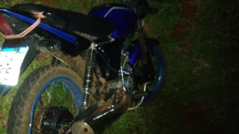 Joven motociclista murió al despistar en la ruta 13