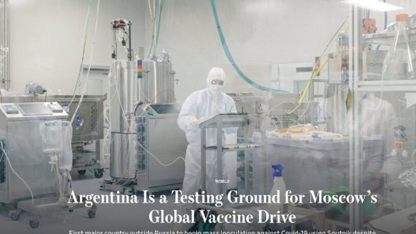 Para The Wall Street Journal, la Argentina es un “campo de pruebas” de la vacuna rusa