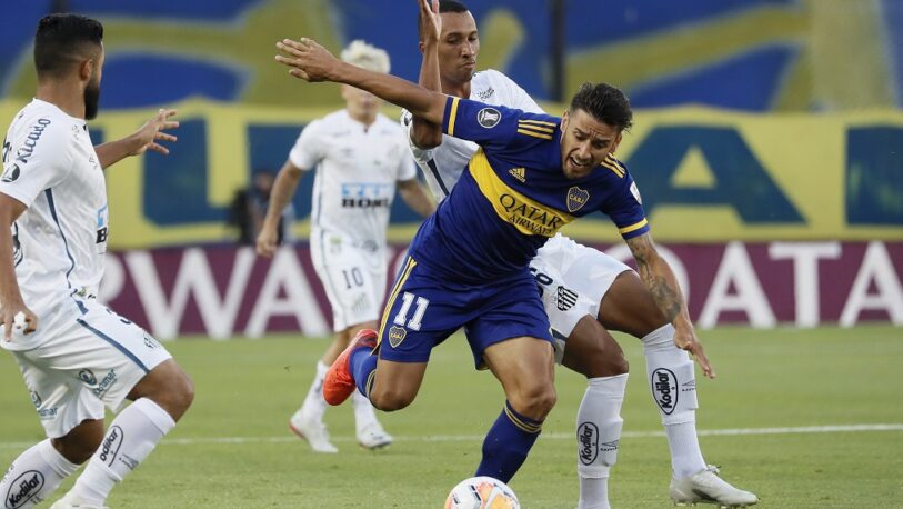 Copa Libertadores: Boca y Santos empataron en la Bombonera
