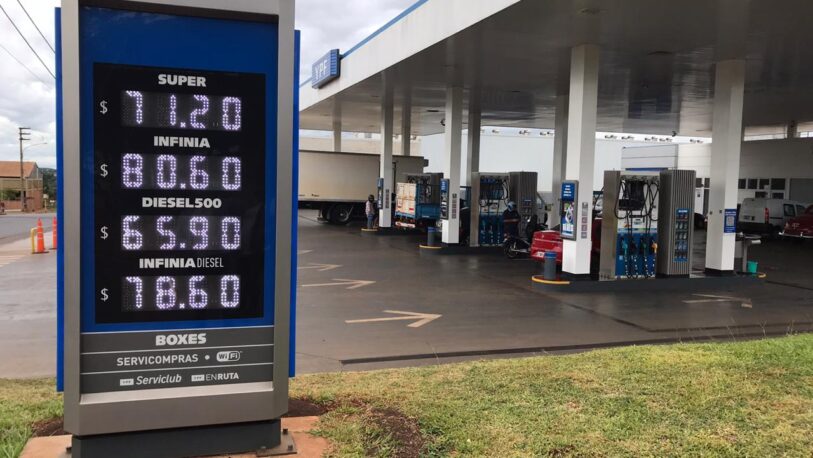 ¿Cómo quedaron los nuevos precios del combustible en Posadas?