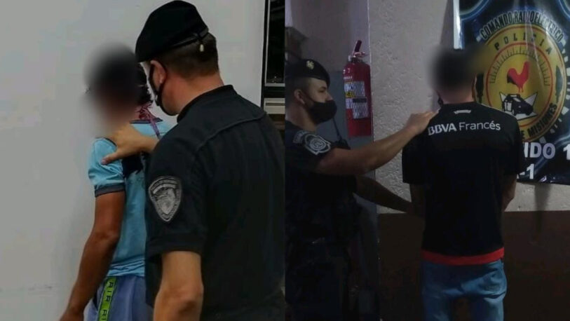 Dos hombres fueron detenidos por agredir a sus familias
