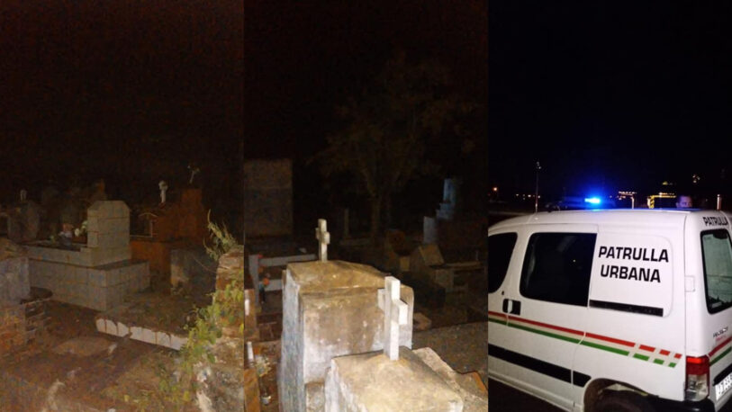 Misterio en Garupá: captaron una extraña presencia en el cementerio
