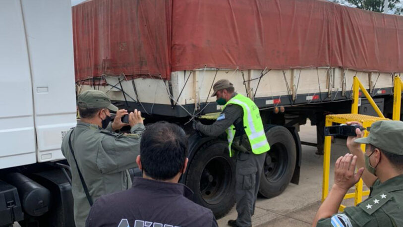 Secuestraron un camión brasileño con más de 4.000 kilos de marihuana