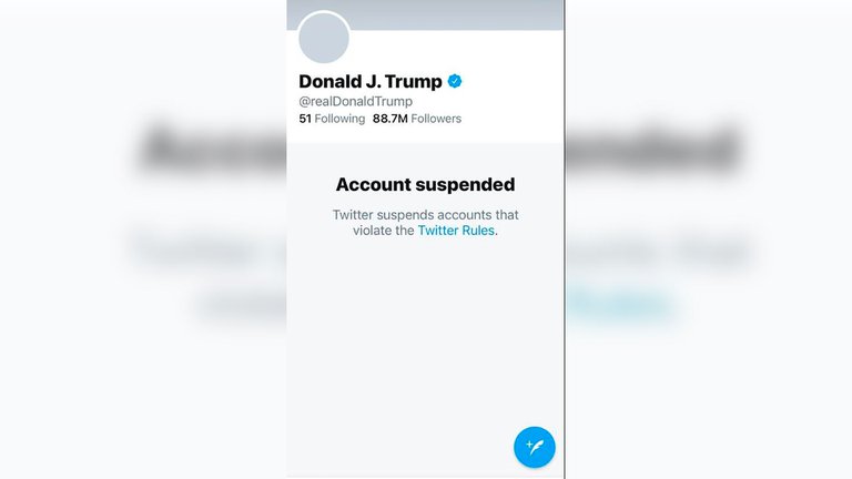 Twitter suspendió la cuenta de Trump