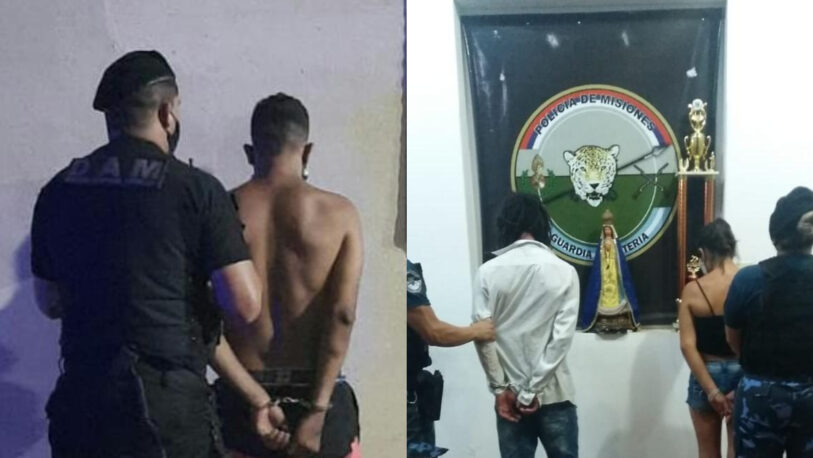 Tres detenidos por robarle a un hombre en el centro de Posadas