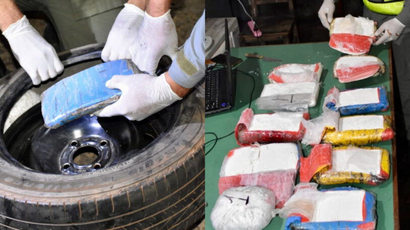 Circulaban rumbo a Misiones con más de 11 kilos de cocaína