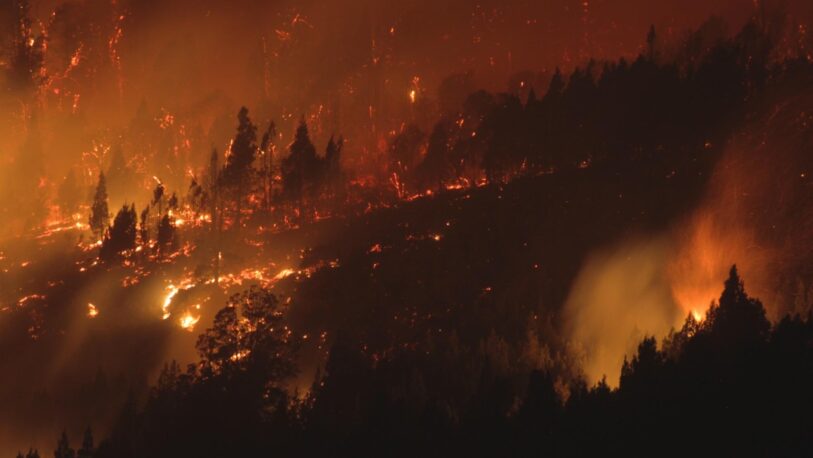 Las impactantes imágenes de los incendios en la Patagonia