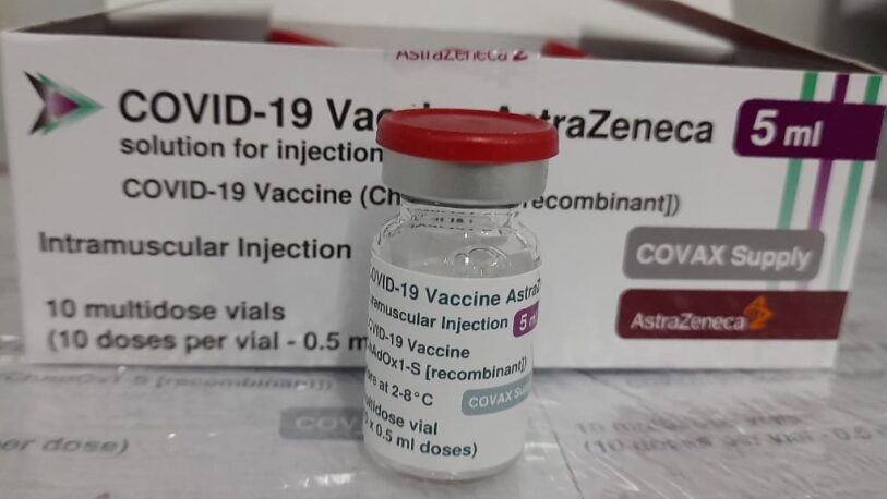 Llegaron 6.700 dosis de vacunas AztraZeneca