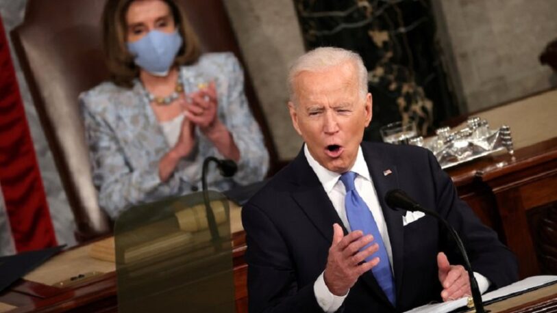 Joe Biden dio en su primer discurso ante el Congreso