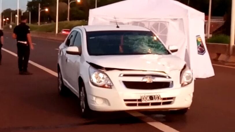Autovía Acceso Sur: joven murió atropellada por un auto