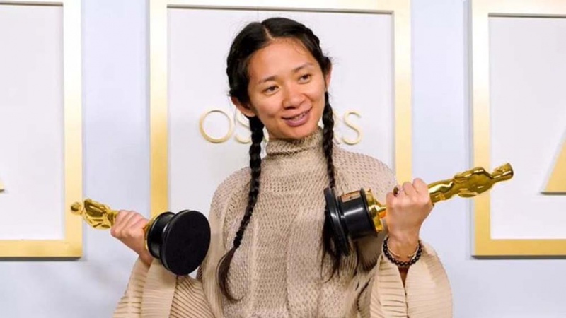 Redes sociales y medios chinos censuraron a la directora ganadora del Oscar
