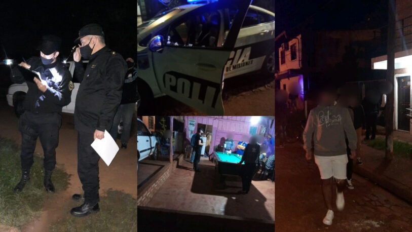 Fiestas Clandestinas: apedrearon a patrullas e hirieron a policías