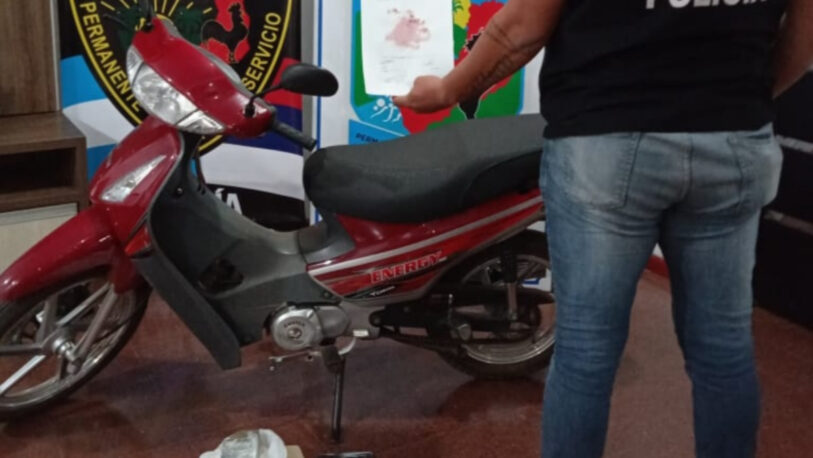 Incautaron marihuana en el baúl de una motocicleta en Puerto Iguazú