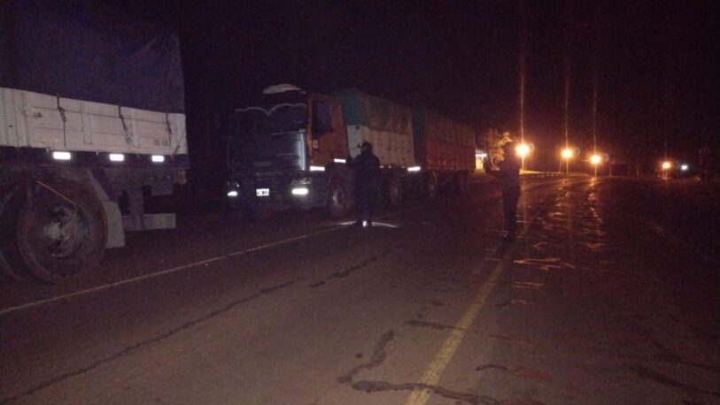 Interceptaron otros cuatro camiones sojeros que evadieron el control fiscal