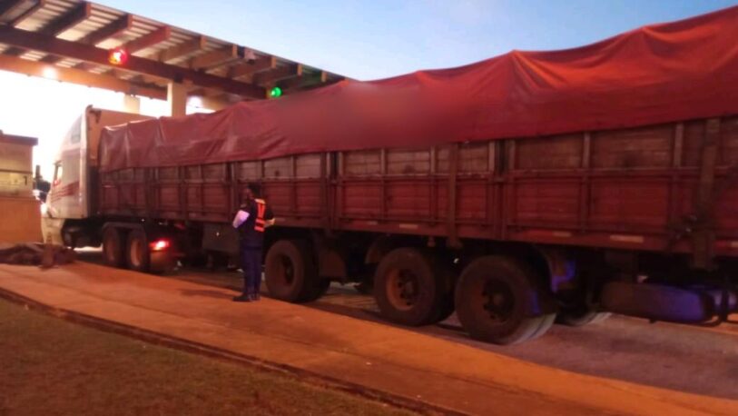 Otro camión con soja fue interceptado en Posadas