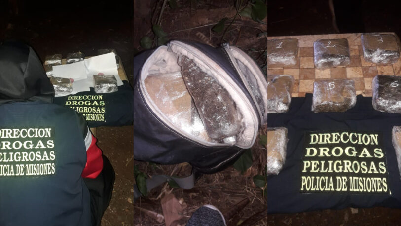 Secuestraron panes de marihuana en la Chacra 240