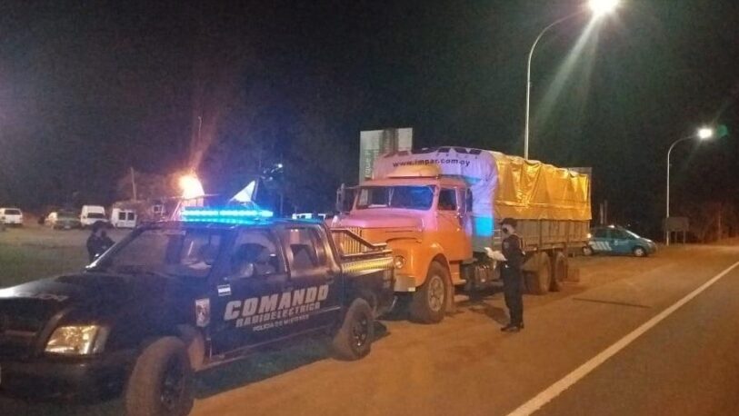 Interceptaron dos camiones con soja ilegal en Aristóbulo del Valle y San José