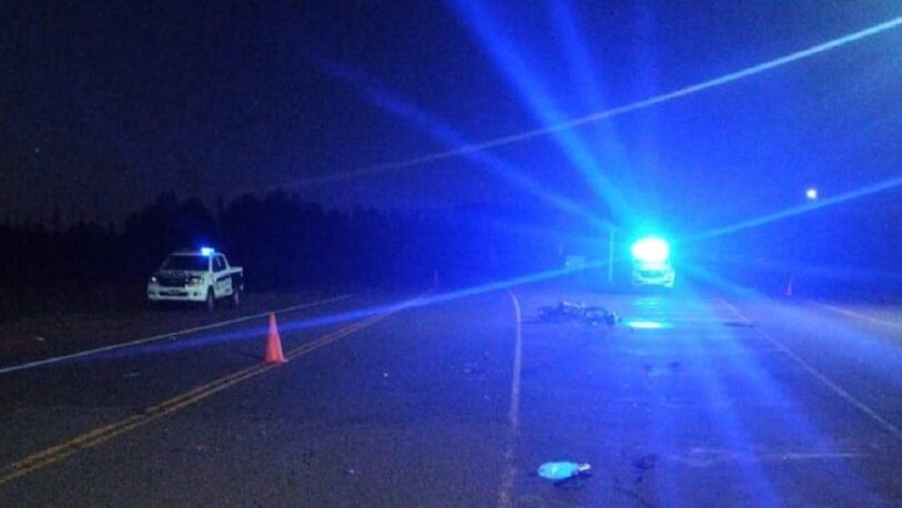 Un motociclista falleció tras un choque en la Ruta 4