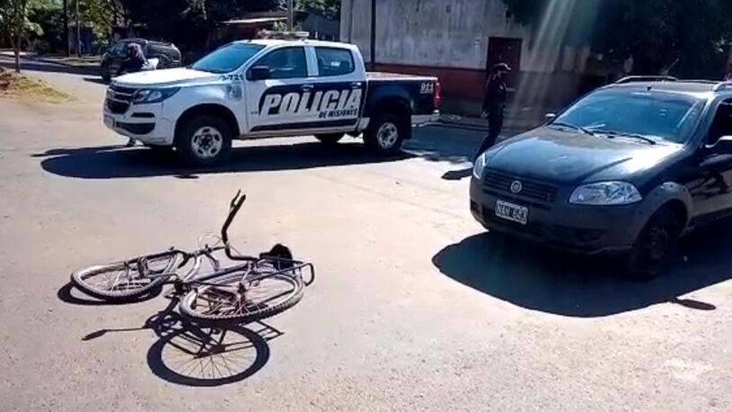 Ciclista herida en un choque en avenida Monseñor de Andrea
