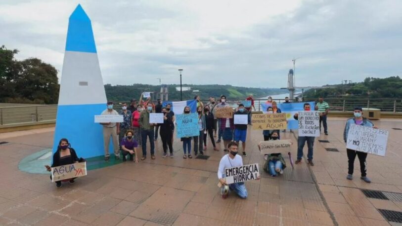 Por la falta de agua, realizarán una nueva manifestación en Puerto Iguazú