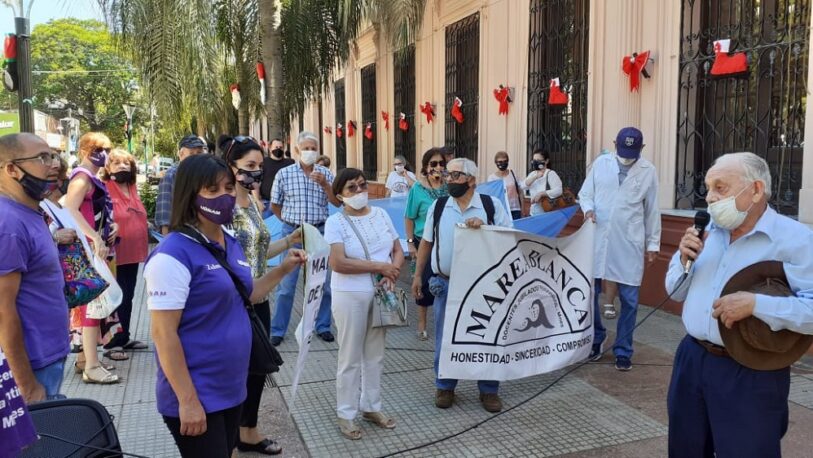 Marea Blanca se reunió con el IPS por demandas salariales, entre otras