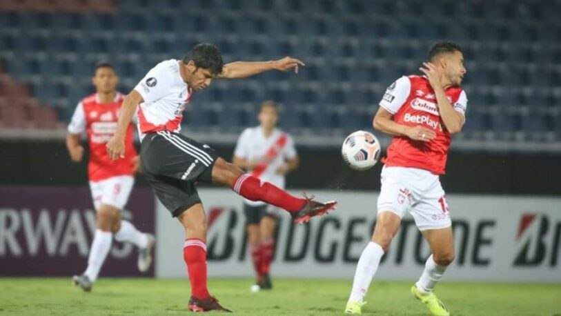 En Paraguay, River igualó sin goles con Independiente Santa Fe