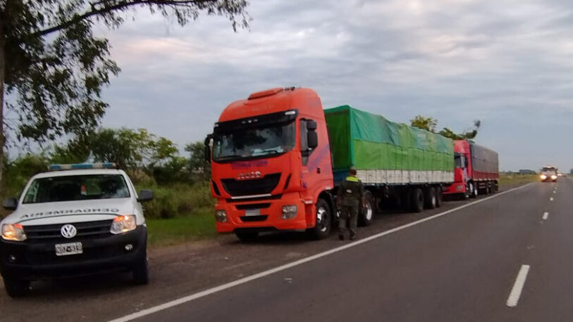 Dos camiones trasladaban a Misiones 56 toneladas de soja