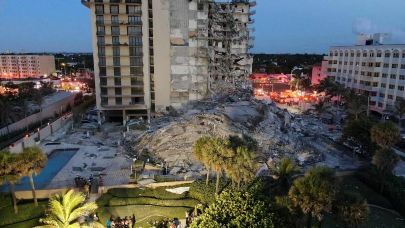 Derrumbe en Miami: ya son 5 muertos y aún hay 156 personas desaparecidas