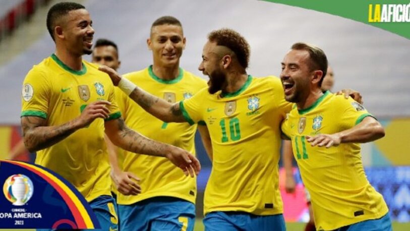 Brasil goleó a Venezuela en el comienzo de la Copa América 2021