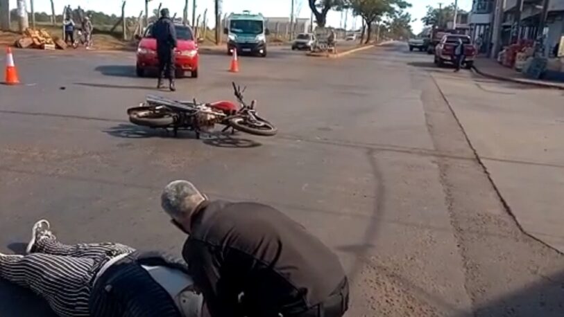 Motociclista herida en Cabo de Hornos y Cocomarola