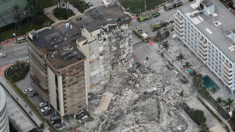Ascienden a nueve los muertos en colapso de edificio en Miami