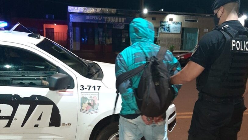 Detuvieron a un joven que intentó robar en un bar en Posadas