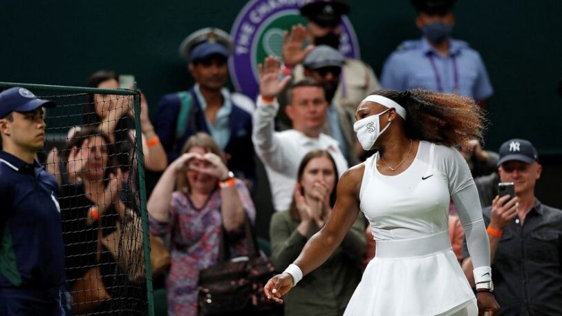 Serena Williams se despidió de Wimbledon