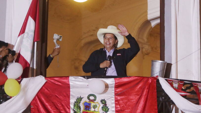 Balotaje en Perú: Pedro Castillo se declaró ganador, antes de que termine el recuento