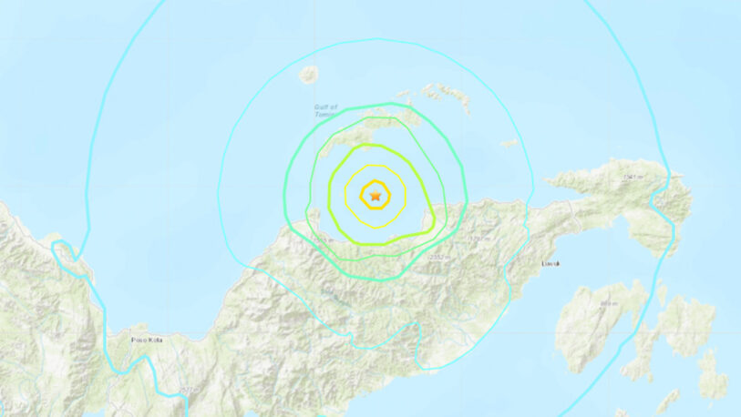 Se registró un sismo de 6,2 frente a las costas de Indonesia