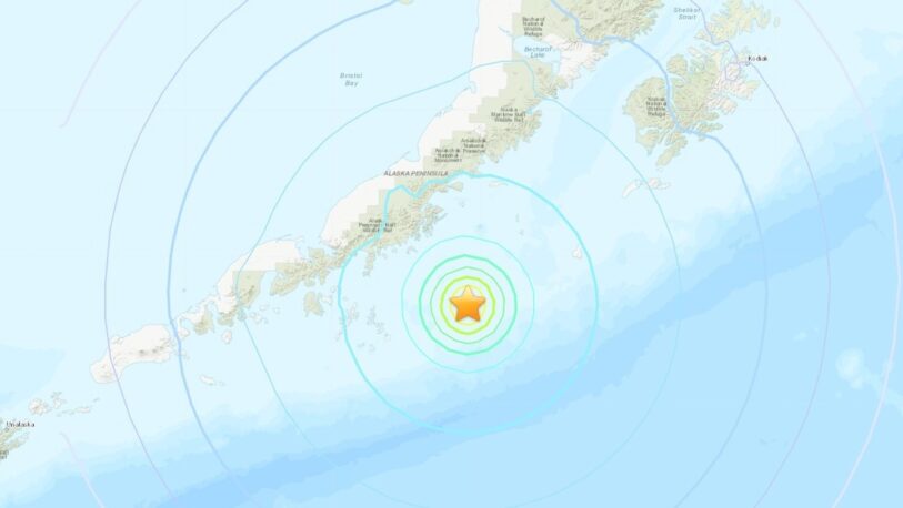Las costas de Alaska fueron afectadas por un sismo de 6,9