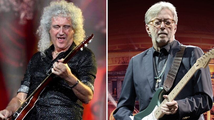 Brian May cuestionó la postura antivacunas de Eric Clapton
