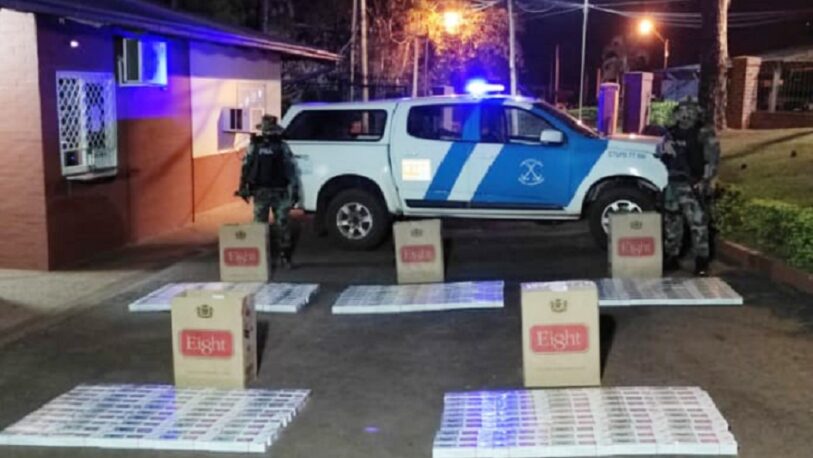 Prefectura secuestró atados de cigarrillos en El Soberbio y Puerto Rico