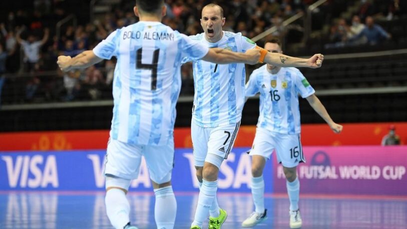 Mundial de Futsal: Argentina eliminó a Rusia y ya se encuentra en semifinales