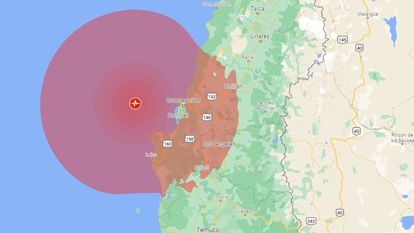 Un sismo de 6,6 Richter golpea el sur de Chile