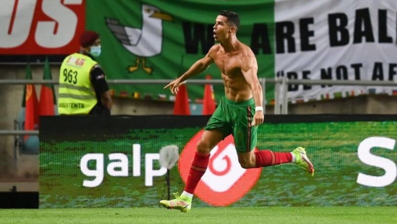 Cristiano Ronaldo alcanzó el récord con Portugal
