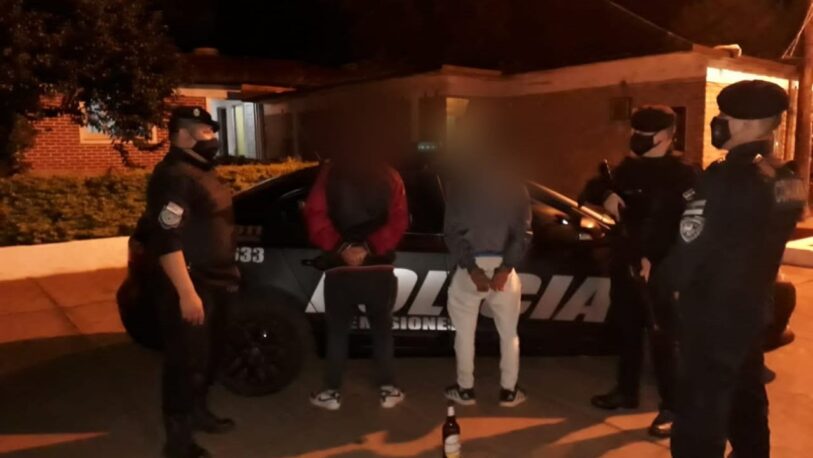 Dos hombres fueron detenidos por agredir a una mujer en Campo Viera