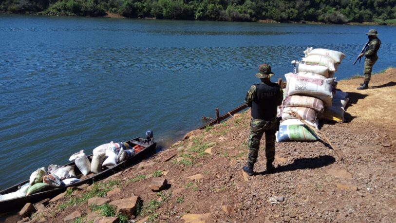 Secuestran más de cinco toneladas de soja en El Soberbio