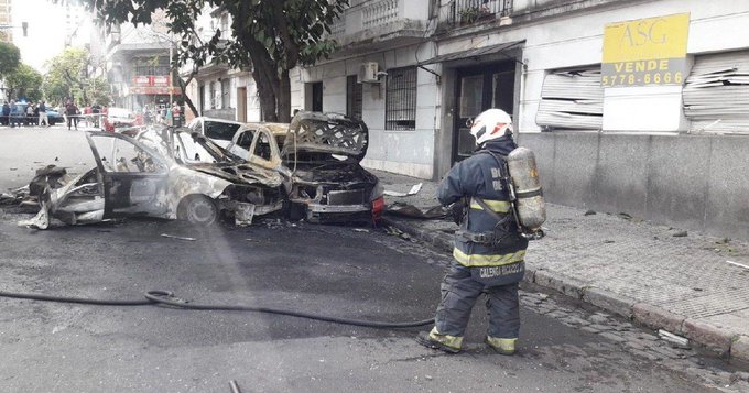 Conmoción en Buenos Aires por la explosión de un auto
